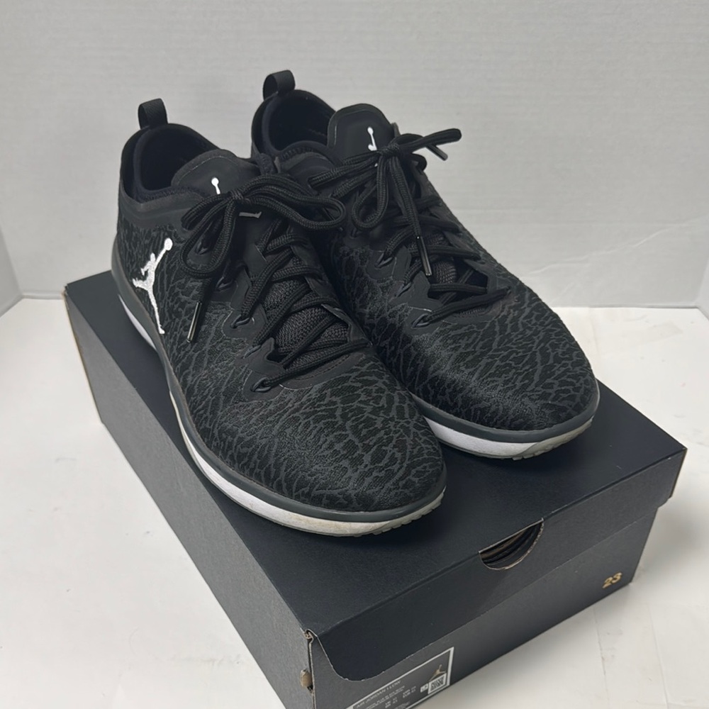 The Jordan Trainer 1 Low Anthracite Elephant Size 11
